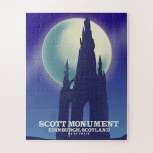 The Scott Monument, Edinburgh,Scotland Jigsaw Puzzle