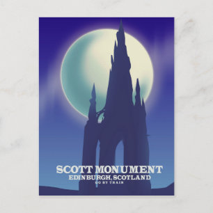 The Scott Monument, Edinburgh,Scotland Postcard
