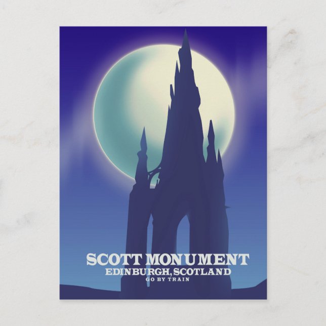 The Scott Monument, Edinburgh,Scotland Postcard (Front)