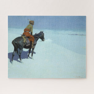 The Scout, Friends or Foes by Frederic Remington Jigsaw Puzzle