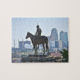 The Scout Statue, Kansas City, Missouri Jigsaw Puzzle