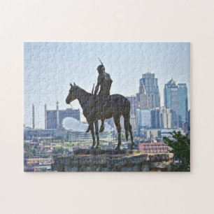The Scout Statue, Kansas City, Missouri Jigsaw Puzzle