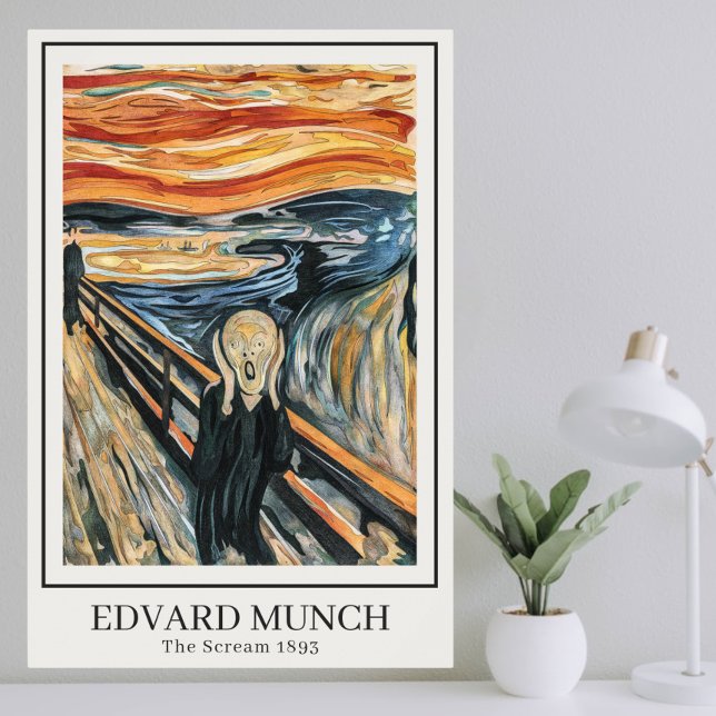 The Scream (1893) by Edvard Munch Poster (Creator Uploaded)