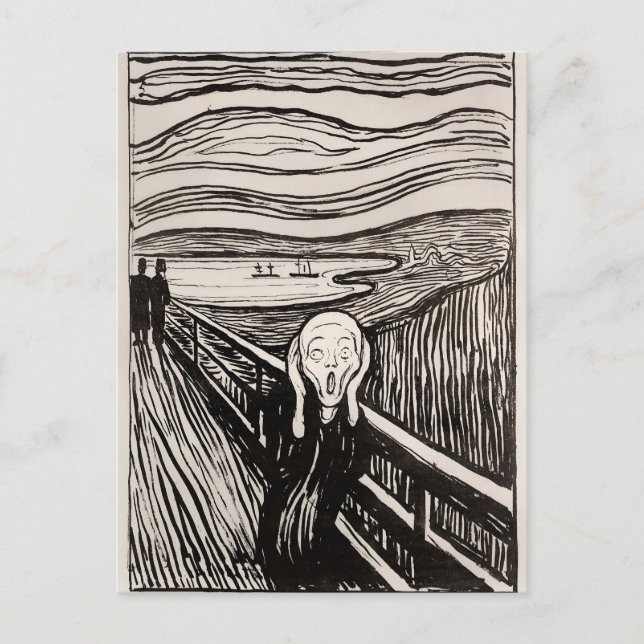 The Scream (1895) by Edvard Munch Postcard (Front)