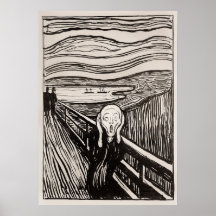 The Scream (1895) by Edvard Munch.
