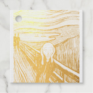 The Scream (1895) Edvard Munch Woodcut Fine Art Favour Tags