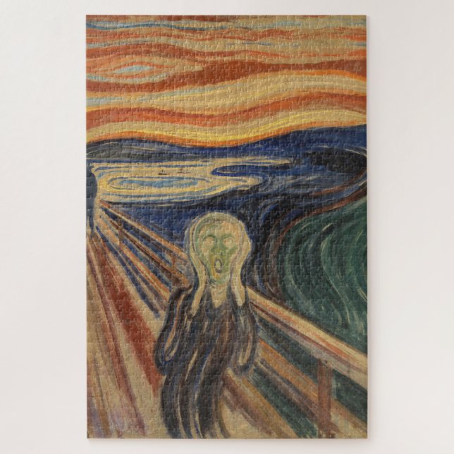 The Scream Art by Edvard Mu Jigsaw Puzzle (Vertical)