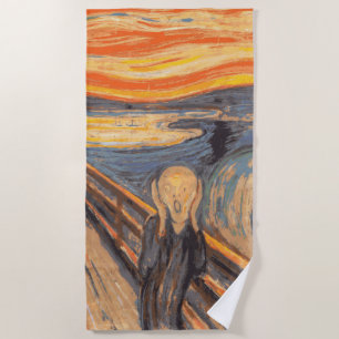 The Scream Beach Towel