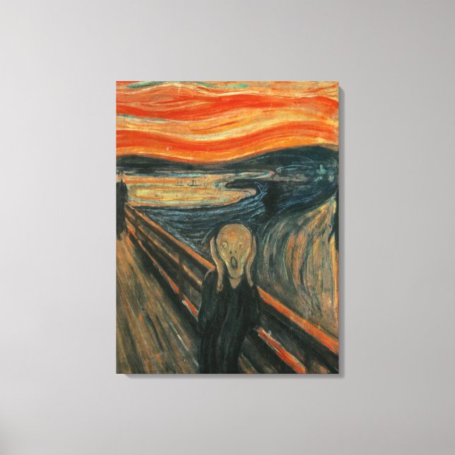 The Scream by Edvard Munch Canvas Print (Front)