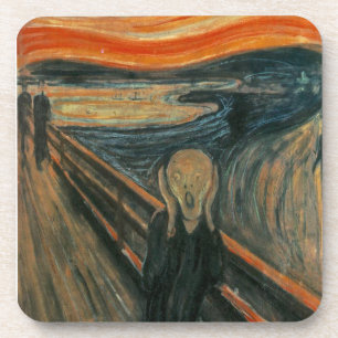 The Scream by Edvard Munch Coaster