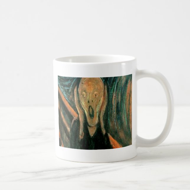 The Scream by Edvard Munch Coffee Mug (Right)