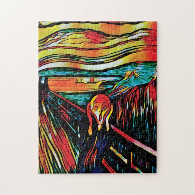 The Scream by Edvard Munch Jigsaw Puzzle (Vertical)