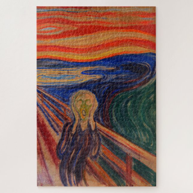 The Scream by Edvard Munch Jigsaw Puzzle (Vertical)