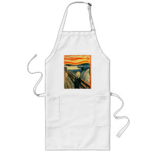 The Scream by Edvard Munch Long Apron