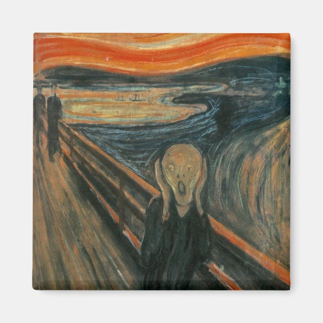 The Scream by Edvard Munch Magnet (Front)
