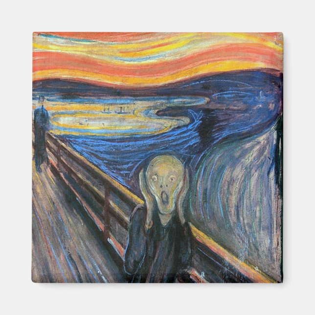 The Scream by Edvard Munch Magnet (Front)