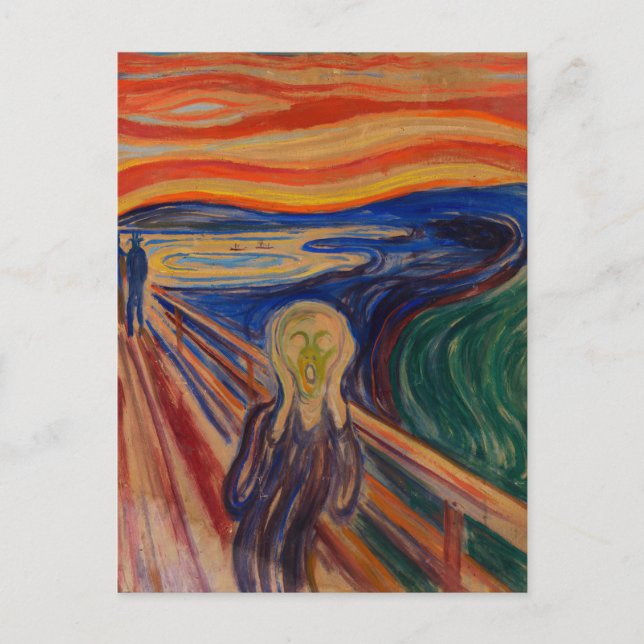 The Scream by Edvard Munch Postcard (Front)
