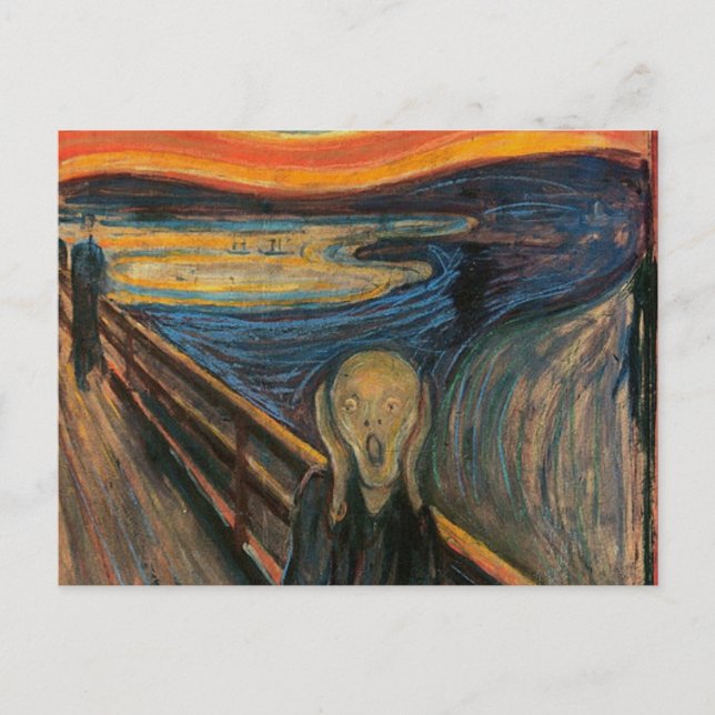 The Scream by Edvard Munch Postcard (Front)