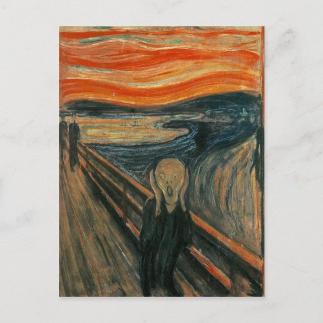 The Scream by Edvard Munch Postcard (Front)