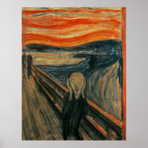 The Scream by Edvard Munch Poster