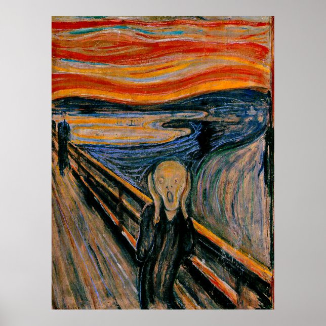 The Scream by Edvard Munch  Poster (Front)