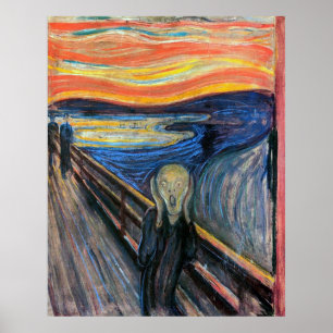 The Scream by Edvard Munch Poster