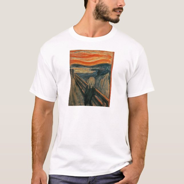 The Scream by Edvard Munch T-Shirt (Front)