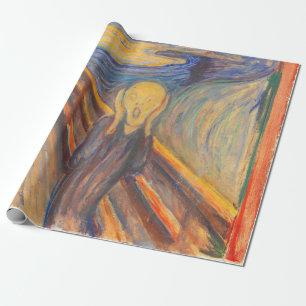 The Scream by Edvard Munch Wrapping Paper