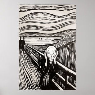 The Scream by Edward Munch Poster