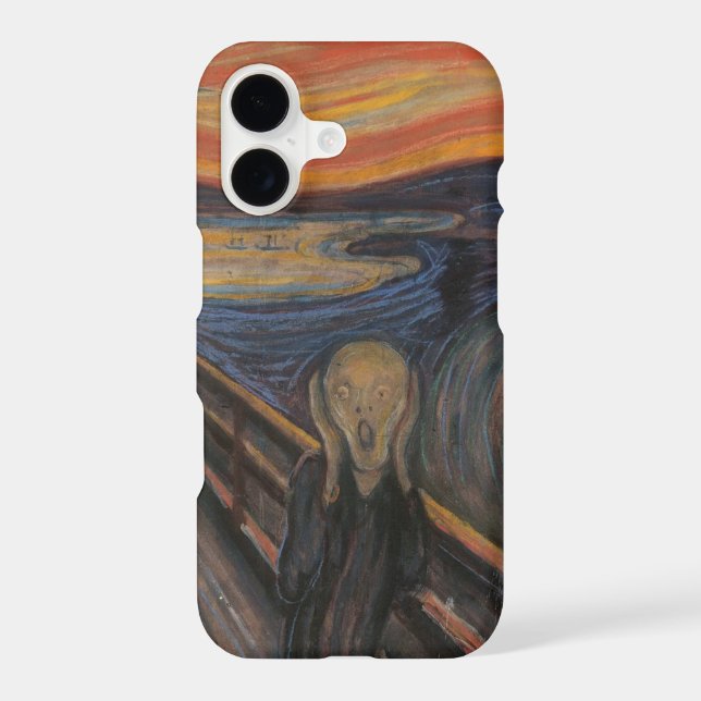 The Scream by Munch iPhone Case (Back)
