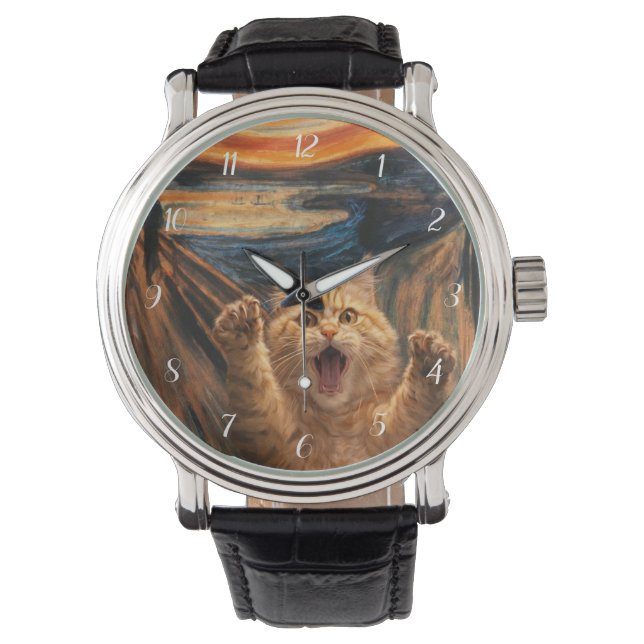 The Scream Cat Parody Art                          Watch (Front)
