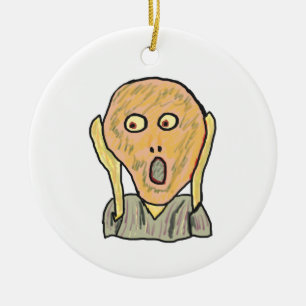 The Scream Ceramic Tree Decoration