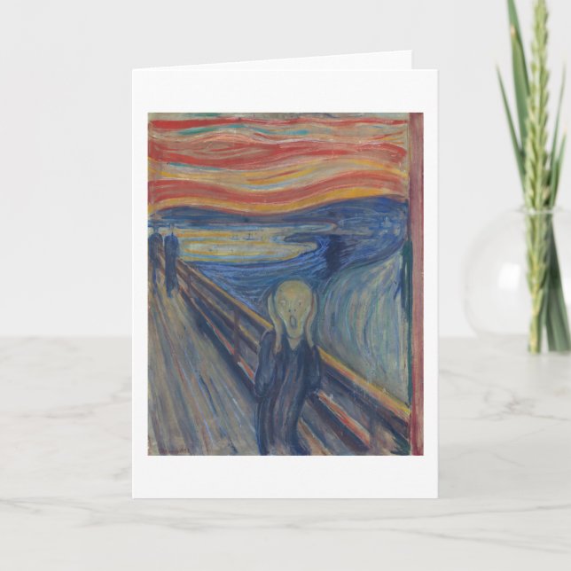 The Scream, Edvard Munch Card (Front)