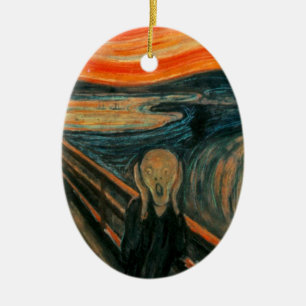 The Scream (Edvard Munch) Ceramic Tree Decoration