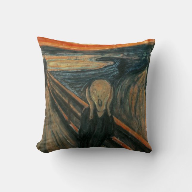 The Scream - Edvard Munch Cushion (Front)