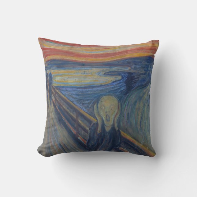 The Scream, Edvard Munch Cushion (Front)