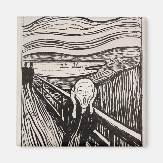 The Scream Edvard Munch Magnet (Front)