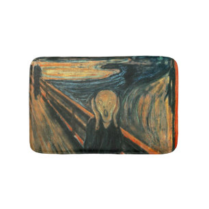 The Scream Edvard Munch Modern Expressionist Art Bath Mat