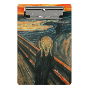 The Scream Edvard Munch Modern Expressionist Art Mini Clipboard