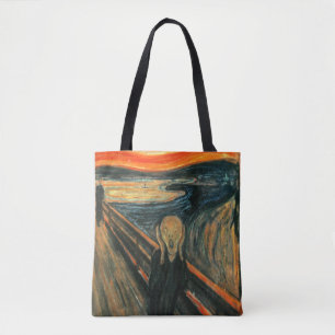 The Scream Edvard Munch Modern Expressionist Art Tote Bag