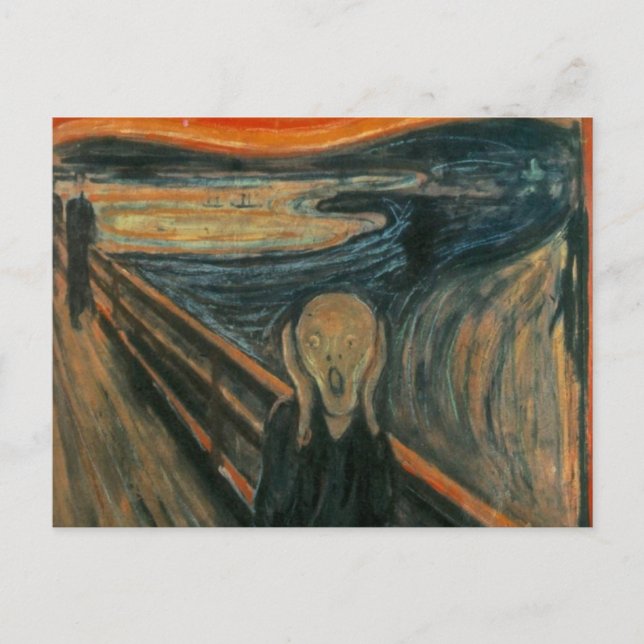 The Scream - Edvard Munch Postcard (Front)