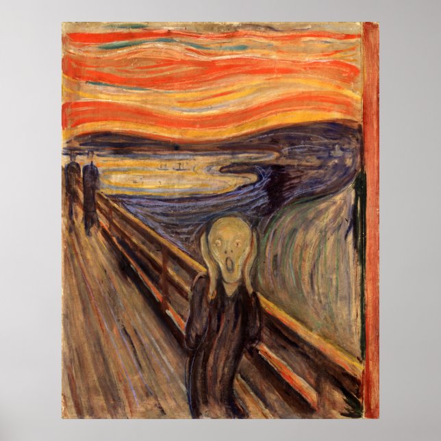 The Scream - Edvard Munch Poster (Front)