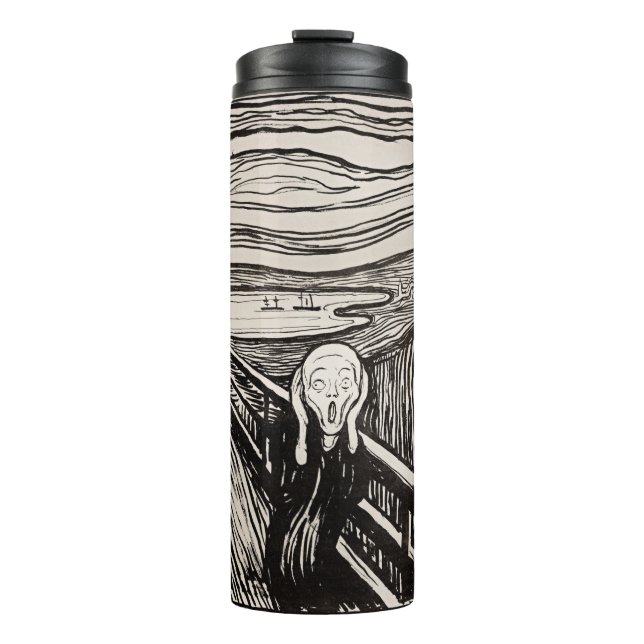 The Scream Edvard Munch Thermal Tumbler (Front)