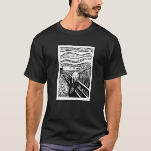 The Scream Expressionism Painting Vintage Munch Ar T-Shirt