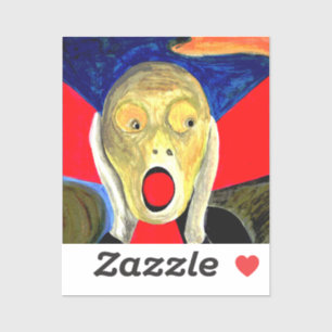 The Scream Inspired Painting