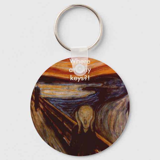 The Scream Key Ring (Front)