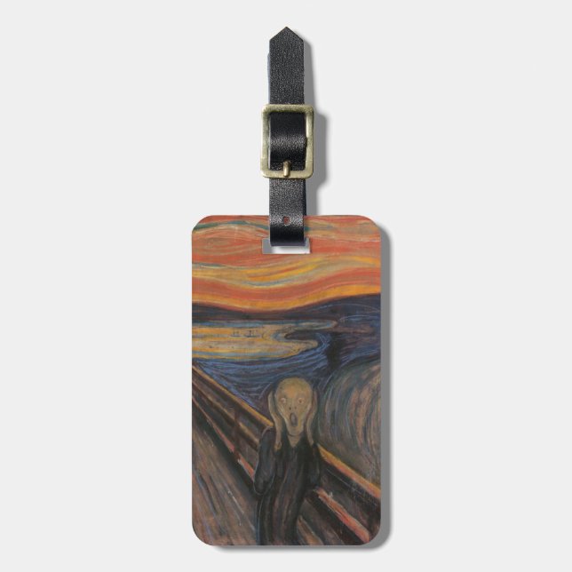 The Scream Luggage Tag (Front Vertical)