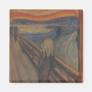 The Scream of Nature 1893 by Edvard Munch Magnet