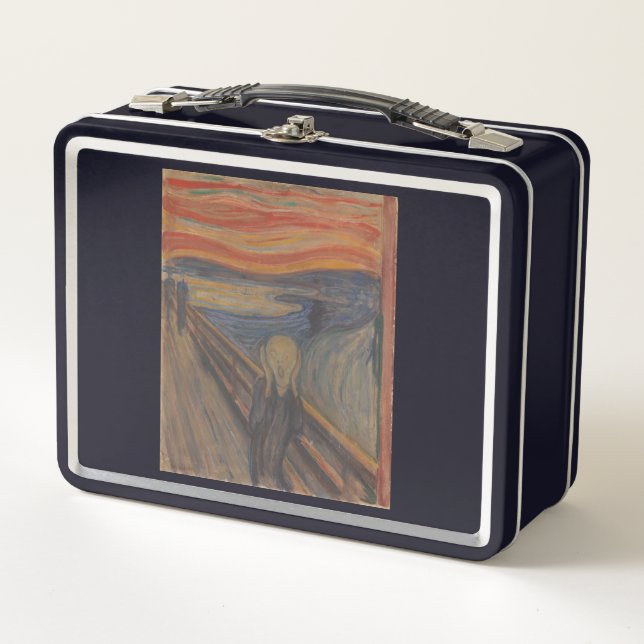 The Scream of Nature by Edvard Munch 1893 Metal Lunch Box (Front)