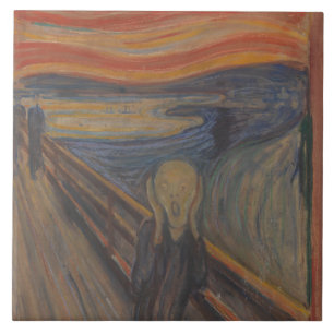 The Scream of Nature by Edvard Munch 1893 Tile